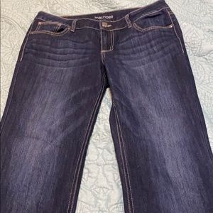 Maurices dark blue 12 Reg Straight cut